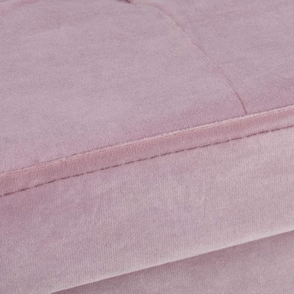 Taburet i pink fløjl