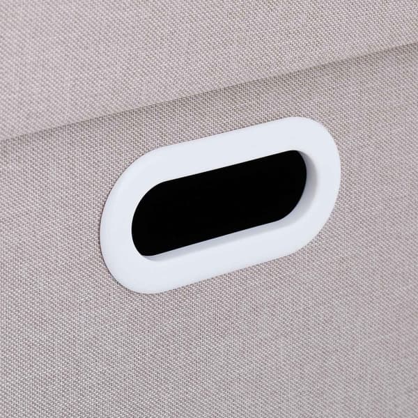 Krakk med oppbevaringsplass beige