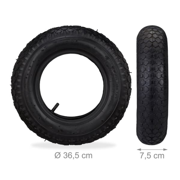 3x kuorma-auton renkaat 3.50-8 sisärenkaalla