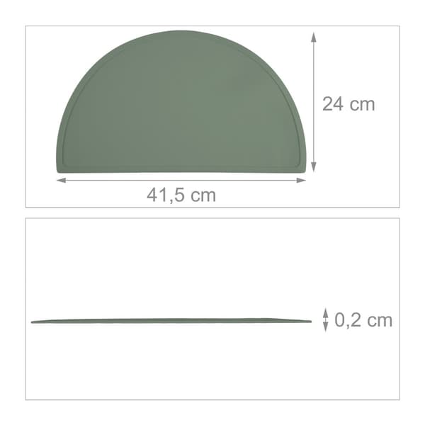 Placemats för barn i form av moln