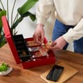 Miniatyrbilde 3 av 9: Kasseskuff med tallkombinasjon