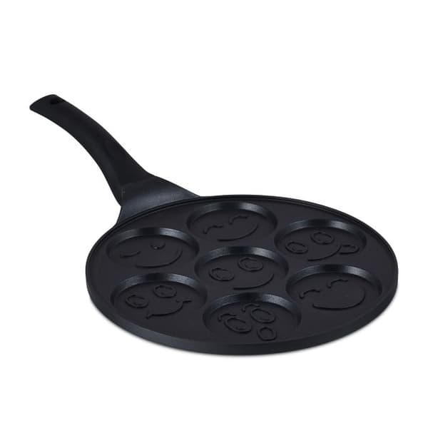 Pannekakepanne med ansikter