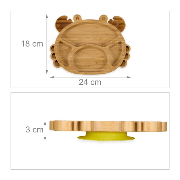 Babytallerken med sugekopp "Crab"