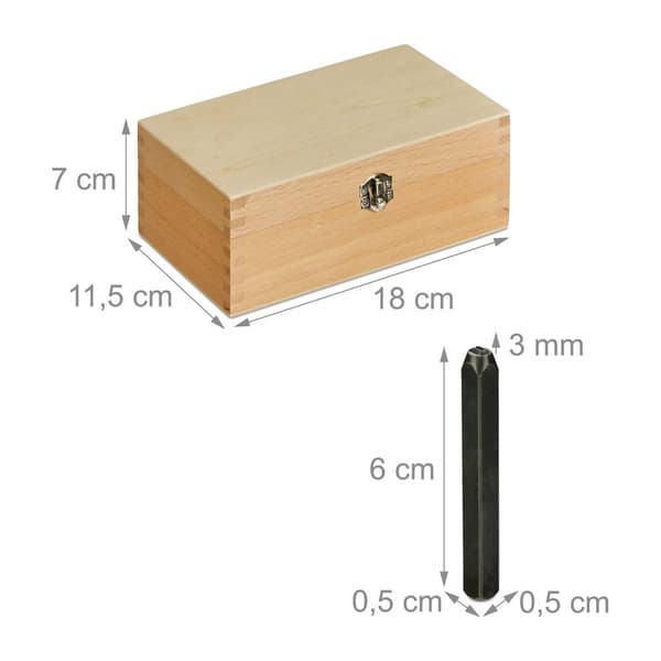 Bokstavsuppsättning 3 mm