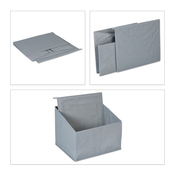 Förvaringslåda fleece set om 2