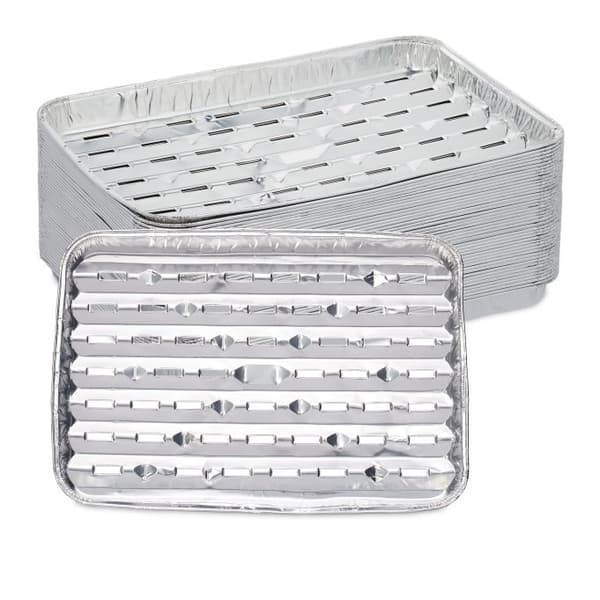 Grillbakke i aluminium, sæt med 40 stk