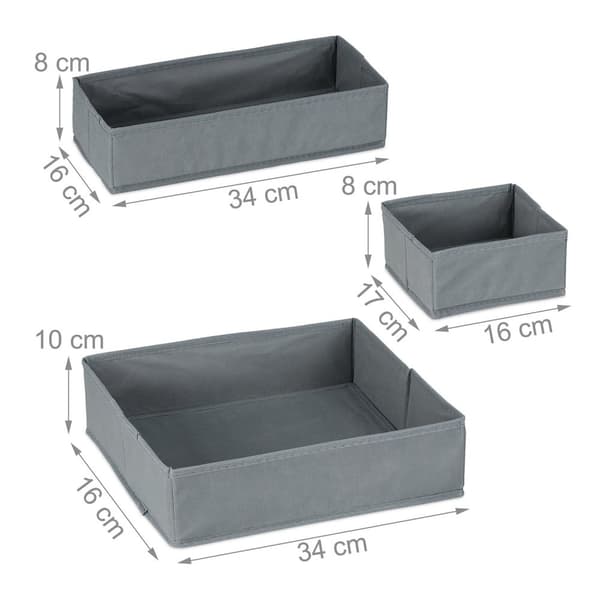 4-delt skuffeavdeler i fleece