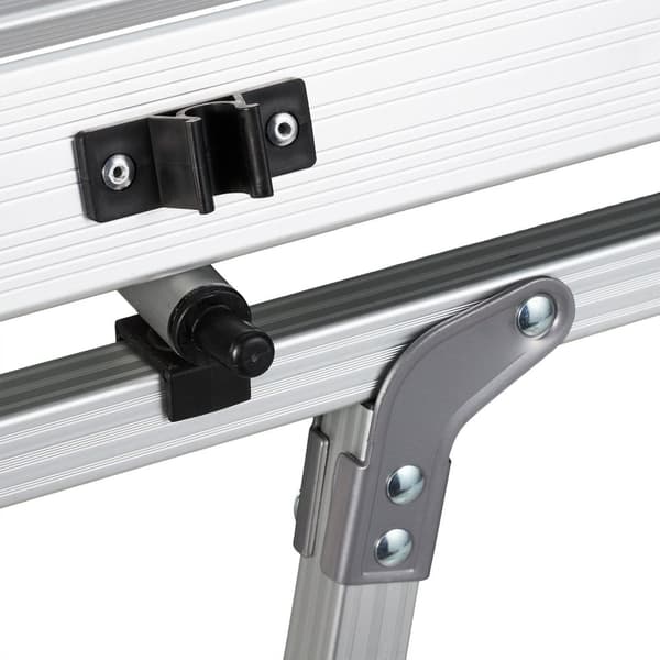 Højdejusterbart sammenklappeligt aluminiumsbord