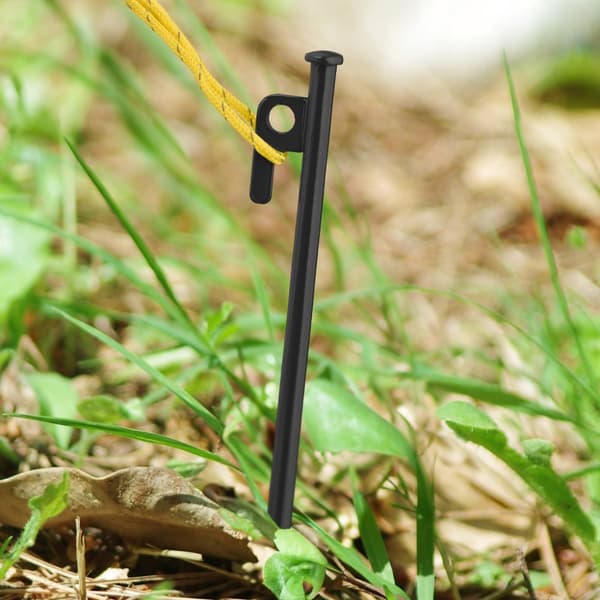 Rockpinnar svart set om 12 st