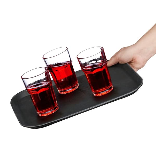 set med 5 serveringsbrickor 35 x 25 cm
