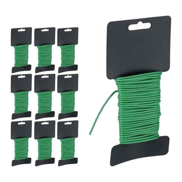 sats med 10 st trädgårdstrådar 2,5 mm x 10 m