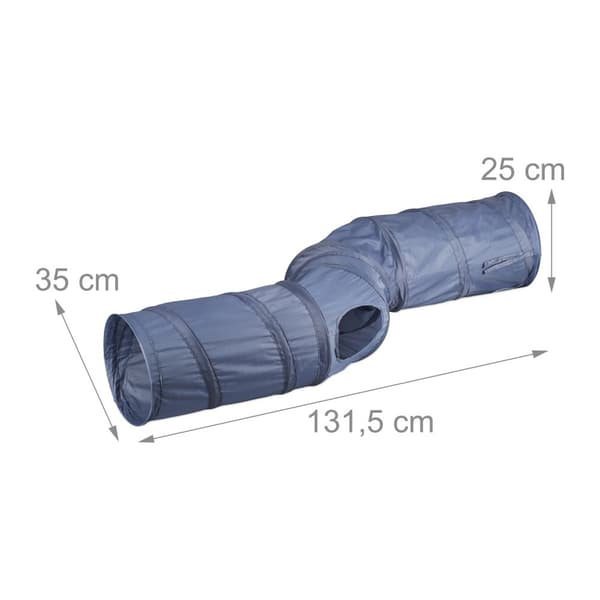 Sammenleggbar kattetunnel 4 utganger