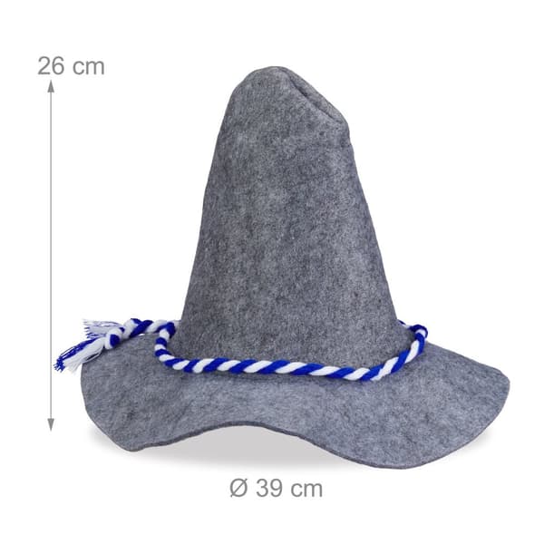 Seppel hattu sinivalkoisella nyörillä 9 kappaletta