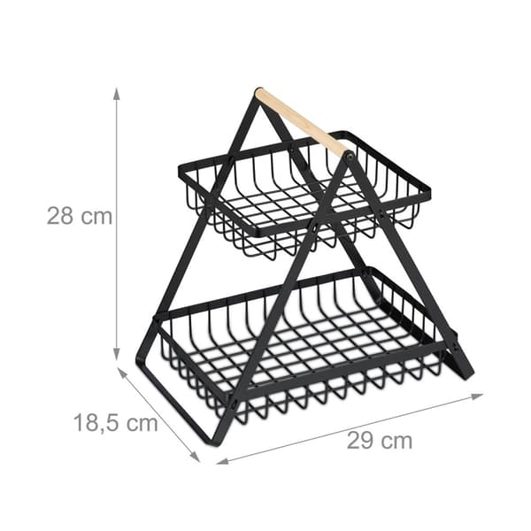 2-osainen hedelmäkori etagere