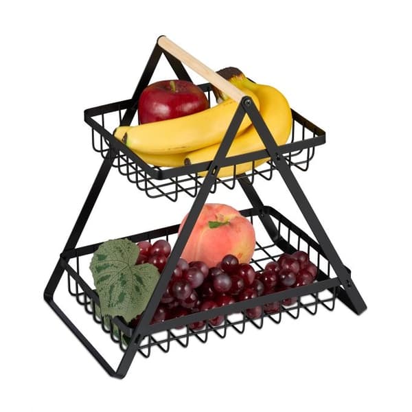 2-osainen hedelmäkori etagere