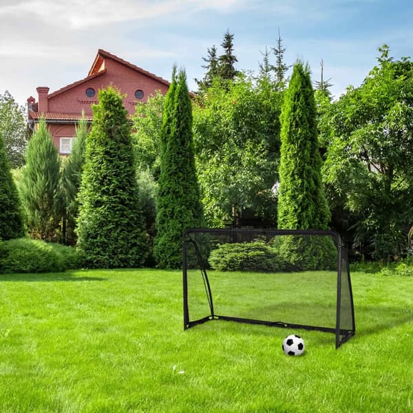 Sort fodboldmål 120 x 180 cm