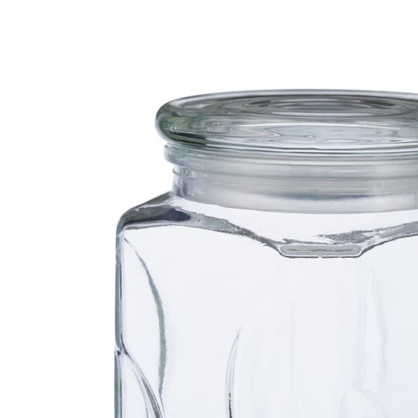 set med 8 förvaringsburkar med lock 750 ml