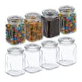 Miniatyrbild 1 av 7: set med 8 förvaringsburkar med lock 750 ml