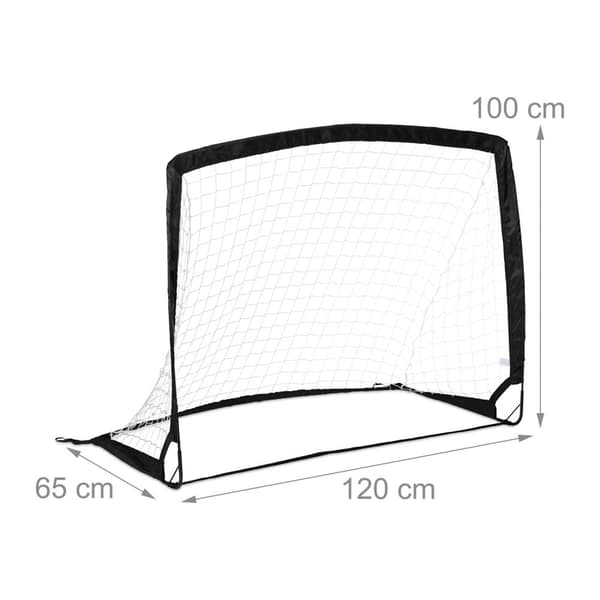 Pop up fotballmål med bag