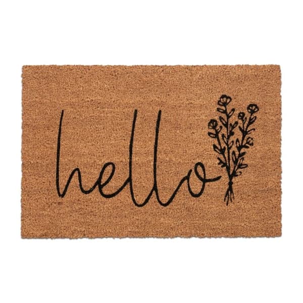 Dørmatte "Hello" i kokos