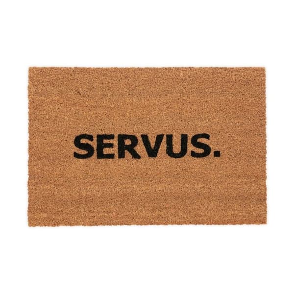 Dørmatte laget av kokos Servus.