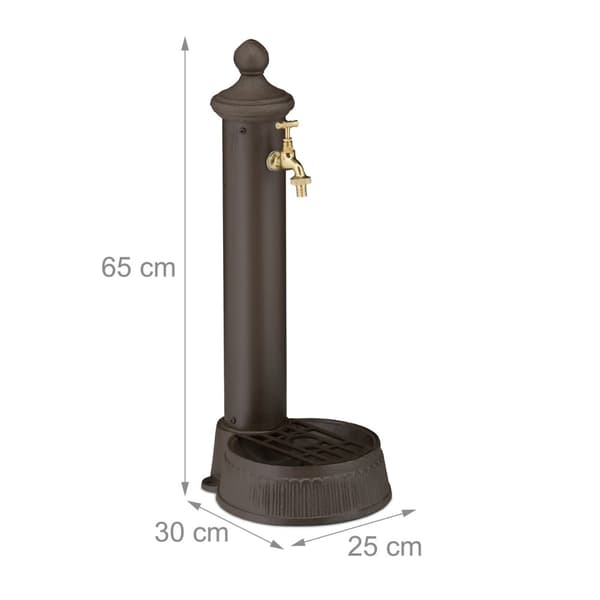 Stående fontene antikk 65 cm