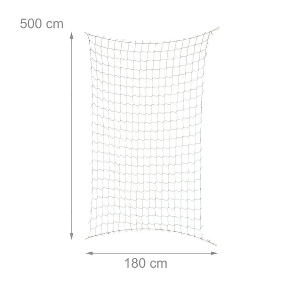 Spaljénät 180 x 500 cm set om 3 st