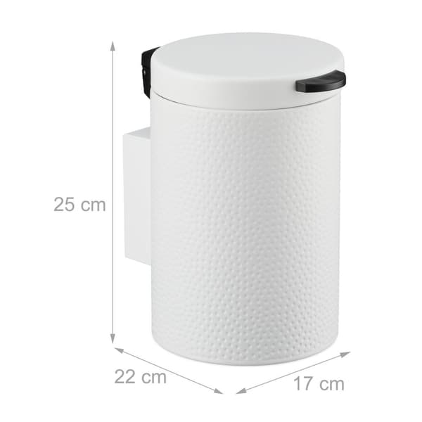 Väggmonterad kosmetikbehållare 3 liter