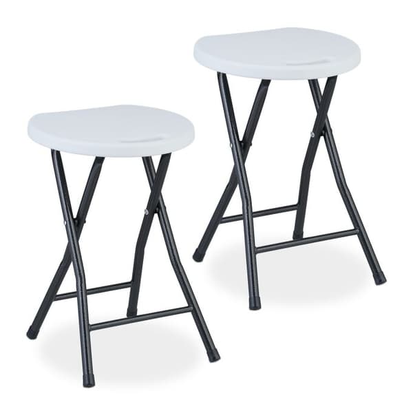 Hopfällbar pall set om 2
