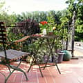 Miniatyrbillede 3 af 7: Rundt havebord i rattan look