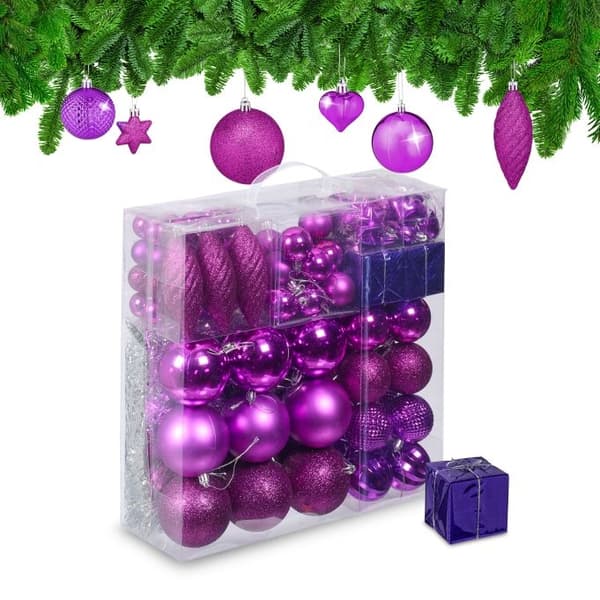 Julgranskulor i set om 110 st