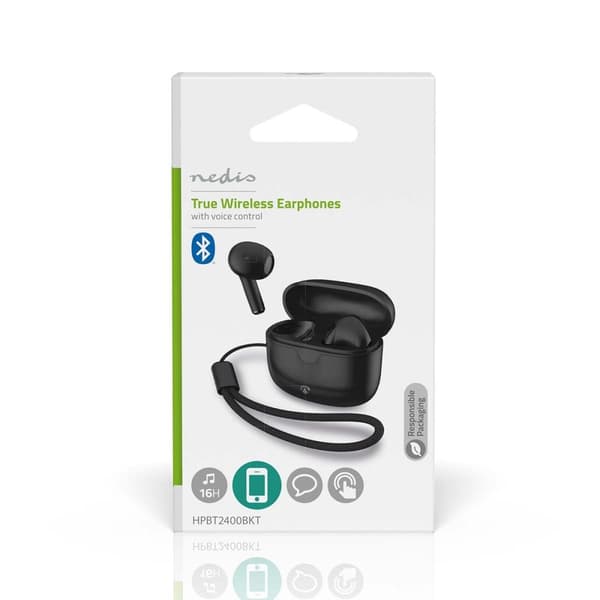 Täysin langaton Kuulokkeet | Bluetooth® | Suurin akun toistoaika: 16 tuntia | Kosteusohjaus | Latauskotelo | Langaton latausalusta | Sisäänrakennettu