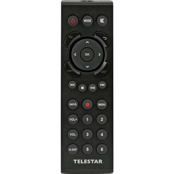 DIRA S21i+ EWF Multifunksjonell stereoradio DAB+ / FM / Internett / Bluetooth Svart