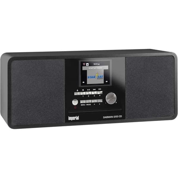 DABMAN i200 CD Multifunktionsradio DAB+ / FM / Internet / Bluetooth Sort