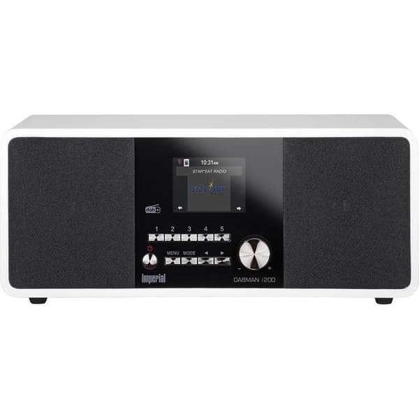 DABMAN i200 Multifunktionell stereoradio DAB+ / FM / Internet Vit