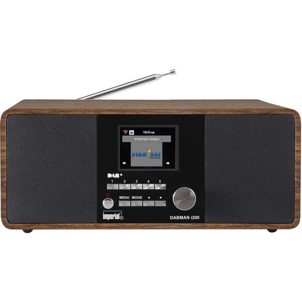 DABMAN i200 Multifunksjonell stereoradio DAB+ / FM / Internett i treutseende