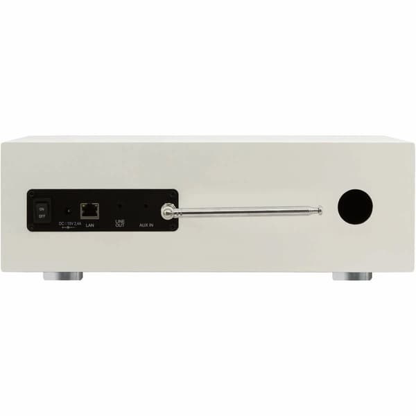 DABMAN i450 CD monitoiminen stereoradio DAB+ / FM / Internet / Bluetooth Valkoinen-hopea