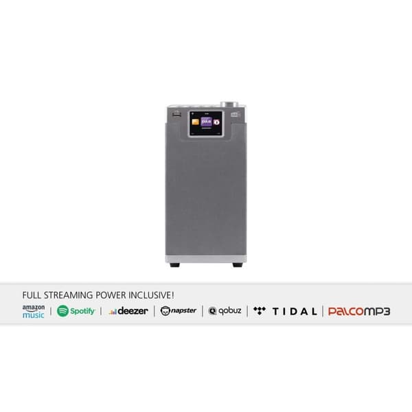 DABMAN i610 Multifunksjonell stereoradio DAB+ / FM / Internett / Bluetooth Grå