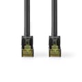Miniatyrbild 2 av 2: CAT7 nätverkskabel | S/FTP | RJ45 hane | RJ45 hane | 2.00 m | Snagless | Rund | LSZH | Svart | Label