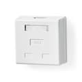 Miniatyrbilde 6 av 7: Nettverksveggboks | På veggen | 2-Port port(s) | UTP CAT6 | Rett | Hunn | Gull belagt | PVC | Hvit | Boks