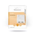 Miniatyrbilde 7 av 7: Nettverksveggboks | På veggen | 2-Port port(s) | UTP CAT6 | Rett | Hunn | Gull belagt | PVC | Hvit | Boks