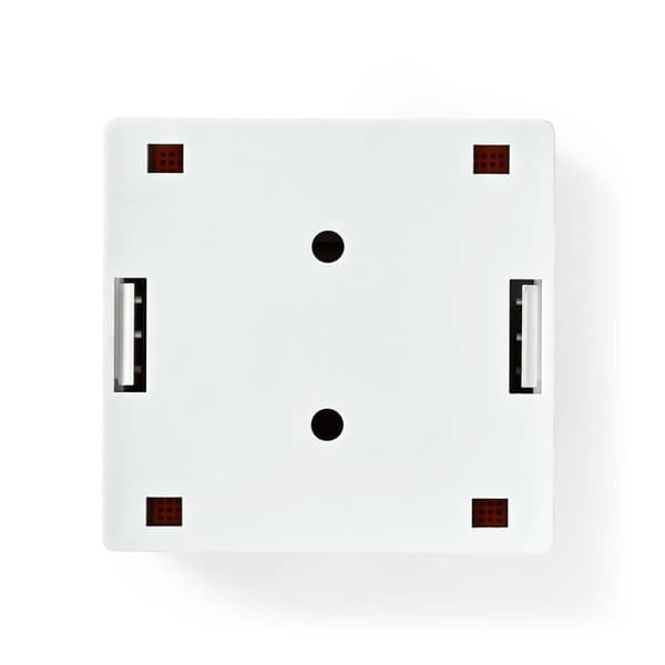 Netværksvægboks | På væggen | 2-Port port(s) | STP CAT6 | Lige | Hun | Guldplateret | PVC | Hvid | Box