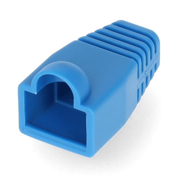 Strekkavlastning Boot | RJ45 | PVC | Blå | Boks | 10 stk.