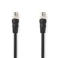 Miniatyrbilde 1 av 3: BNC Video Cable | BNC Han | BNC Han | Nikkel belagt | 75 Ohm | 1.00 m | Rund | PVC | Sort | Label