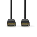 Miniatyrbild 2 av 3: Displayport-kabel | DisplayPort Hane | DisplayPort Hane | 8K@60Hz | Guldplaterad | 2.00 m | Rund | PVC | Svart | Låda