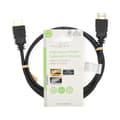 Miniatyrbilde 3 av 3: High Speed ​​HDMI ™ kabel med Ethernet | HDMI ™ -kontakt | HDMI ™ -kontakt | 4K@60Hz | ARC | 18 Gbps | 1.00 m | Rund | PVC | Sort | Label
