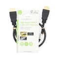 Pikkukuva 3 / 3: High Speed ​​HDMI ™ Kaapeli Ethernet | HDMI™ liitin | HDMI™ liitin | 4K@60Hz | ARC | 18 Gbps | 0.50 m | Pyöreä | PVC | Musta | Label