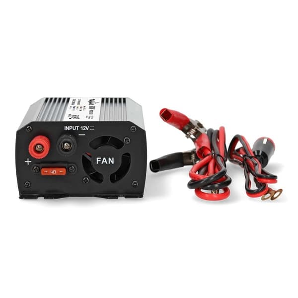 Power Inverter Modifisert sinusbølge | Inngangsspenning: 12 V DC | Enhetens strømuttak: Type F (CEE 7/3) / USB-A | 230 V AC 50 Hz | 300 W | Topp effek