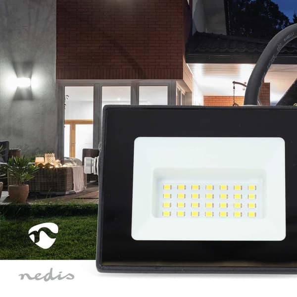 LED Projektorer | 4000 K | Nominell lysfluks: 1620 lm | IP65 | 1.00 m | Energiklasse: F | 220 - 240 V AC 50/60 Hz | 20 W