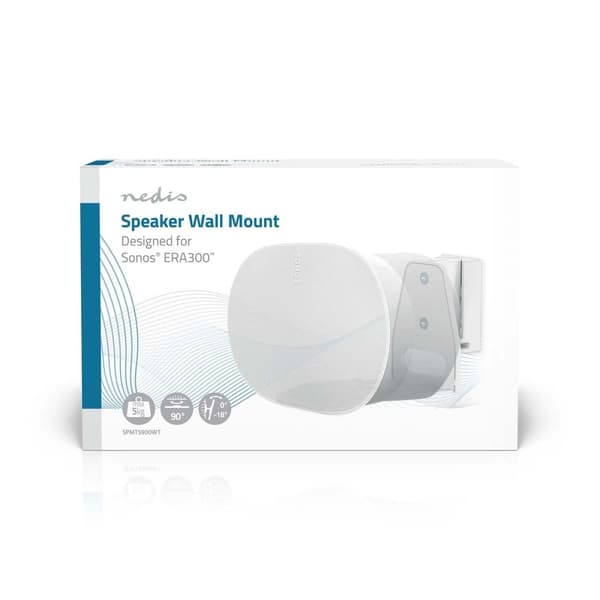 Speaker Mount | Kompatibel med: Sonos® Era300 | Vegg | 5 kg | Tilt / Vribar | Tiltbar | Roterbar | ABS / Metall | Hvit